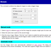 Automatic mosaic